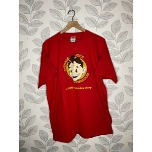 Fruit of the Loom Average Joe's 2004 Red T-shirt, Size XL
